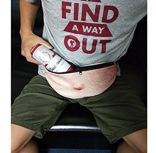 Cangurera chistosa en forma de panza para que papá