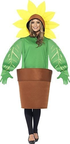 Disfraz De Girasol Unisex Adulto De Smiffys, Parte Superior