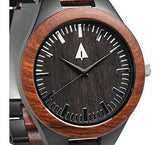 Reloj Treehut Redwood Hombre Redwood Madera Negro Acero