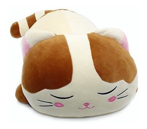 Almohada para abrazar grande de peluche, gatito