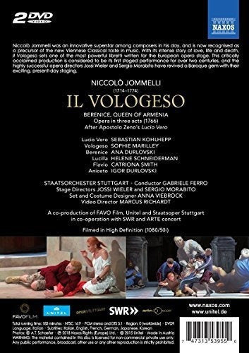 Jommelli: Il Vologeso [DVD]