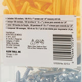 Kit De Anclaje Cónico, 100 Herramientas Anclajes Klein 53729