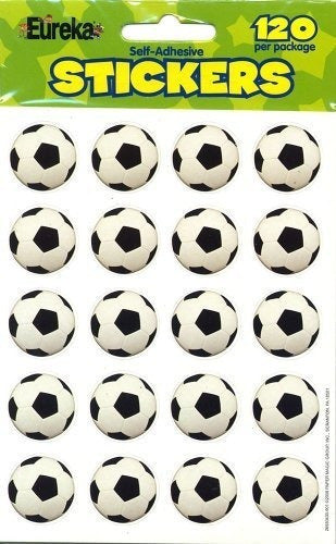 Eureka Photo Soccer Pegatinas