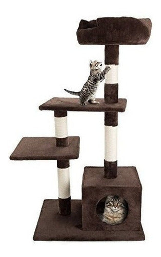 Árbol para gatos de 4 niveles