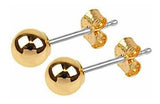Joyas De Por Vida Aretes De Bola Redonda, 3/16 Pulg.