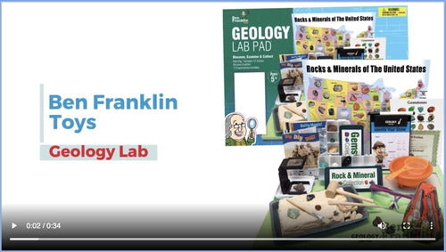juguetes Geología laboratorio kit almohadilla ciencia