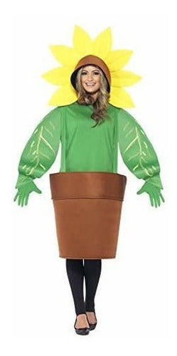 Disfraz De Girasol Unisex Adulto De Smiffys, Parte Superior