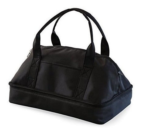 Picnic Aislado Cazuela Tote, Negro