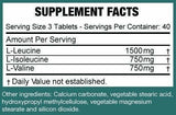 Tabletas de suplemento Pure Bcaa