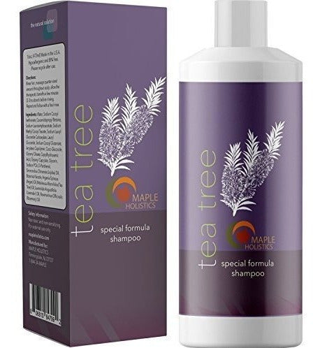 Champú De Aceite De Árbol De Té Puro Para La Caspa Jojoba