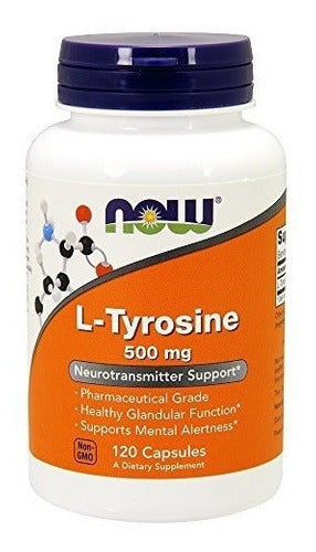 L-tyrosine 500 Mg 120 Cápsulas (paquete De 2)