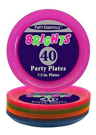 Party Essentials Plato Redondo De 7.5 Pulgadas Para Platos