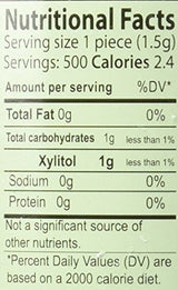 Focus Nutrition, Frasco De Goma De Mascar De Xilitol