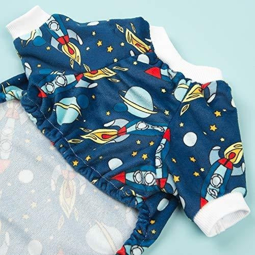 Cutebone Pijamas para perros Rocket Ropa para perros