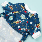 Cutebone Pijamas para perros Rocket Ropa para perros