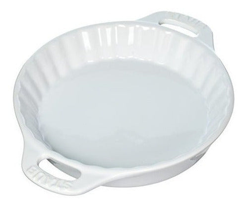 Plato para hornear sartenes 9 pulgadas blanco