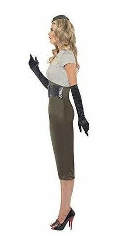 Smiffys Ww2 Army Pin Up Spice Darling Disfraz, Vestido