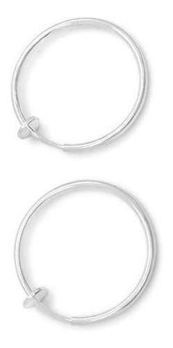Pendientes Silver Spring Hoops Pendientes Clip