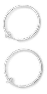 Pendientes Silver Spring Hoops Pendientes Clip