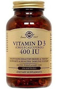 Solgar - Vitamina D3 (colecalciferol) 400 Ui, 250 Cápsulas