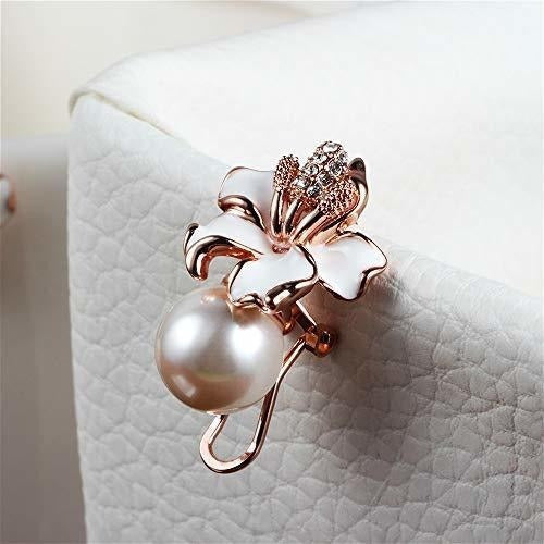 Aretes De Perlas Y Flores De Kemstone Aretes De Perlas