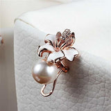 Aretes De Perlas Y Flores De Kemstone Aretes De Perlas