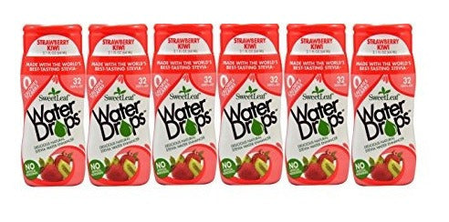 Sweetleaf Stevia Gotas De Agua Natural Kiwi De Fresa, 1.62
