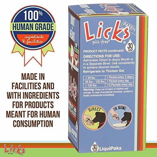 Licks - Suplemento Para La Articulación Del Perro + Corazón
