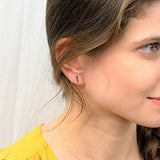 Pendientes Chapada  Oro De 14k, Bola, Bola
