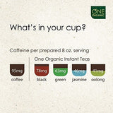One Organic Instant Tea Powder negro 4.4 Oz