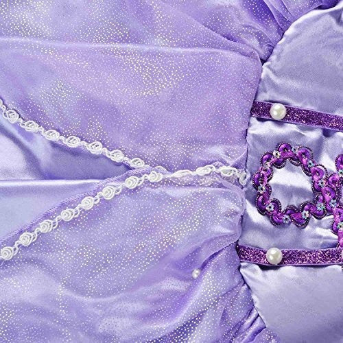 Loel Sofia Deluxe Princess Custome Dress Para 6-7 Años
