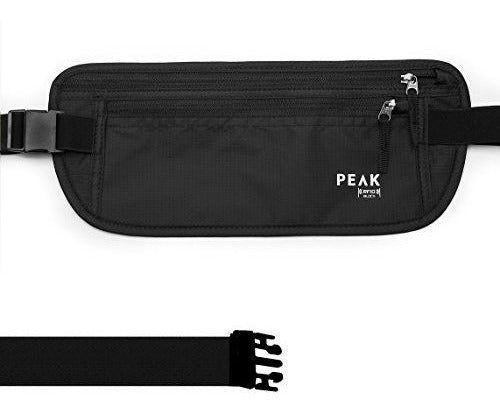 Money Belt de perfil delgado Con Seguro Antirrobo