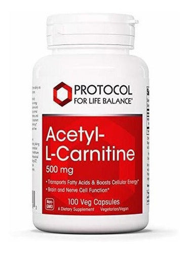 Protocolo para el equilibrio de la vida  Acetil-lcarnitina 500 Mg
