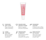 Brillo de labios con brillo holográfico