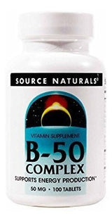 Vitamina B-50 50mg 100 tabletas
