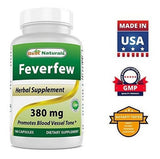 Best Natural Feverfew 380 Mg 180 Cápsulas