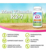Just Thrive: Vitamina K2-7 - Suplemento Para La Salud