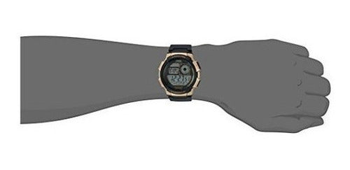 Reloj de cuarzo para hombre de acero inoxidable y resina