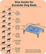 Kuranda Almond Pvc Chewproof Cama Para Perros  Grande