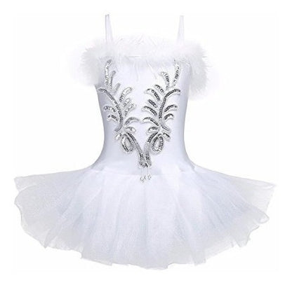 Vestido de ballet con cuentas brillantes para niñas