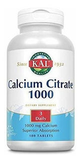 Citrato De Calcio Kal 1000 Mg  Salud De Los Dientes
