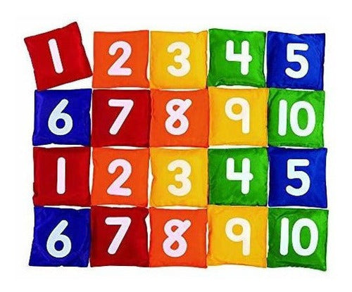 Bolsas de frijoles de nailon con número 1-10