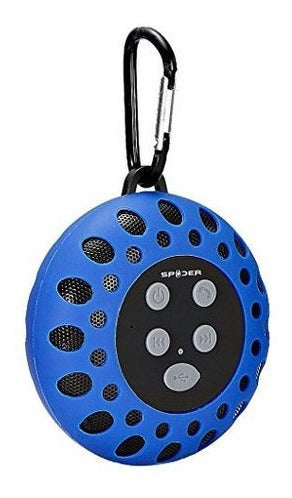 Altavoz Araña Impermeable Bluetooth Azul