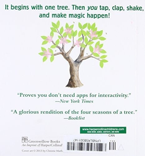 Toque En El Libro De Tablero Del Árbol Mágico