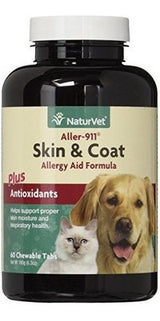 Aller 911 Skin and Coat Plus Suplemento Avanzado De Tabletas