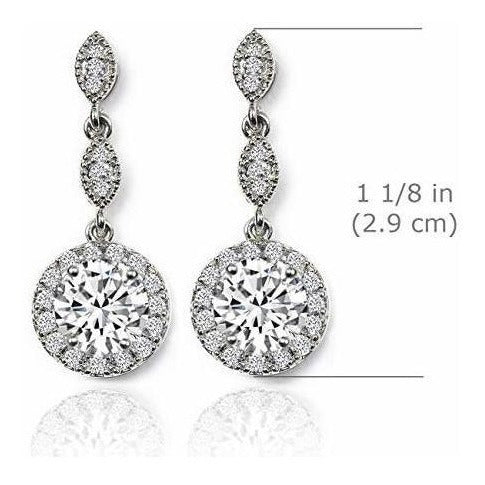 Pendientes De La Boda De Las Damas De Honor En Plata