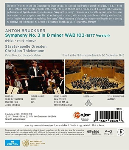 Bruckner: Symphony No.3 [blu-ray]