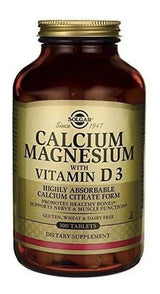 Magnesio De Calcio Con Vitamina  300 Tabletas