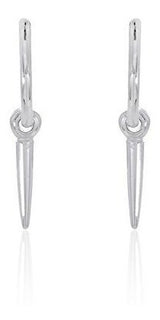 Pendientes Largos De Aro Y Triángulo