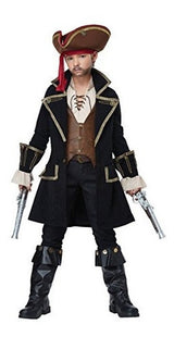 Disfraz de capitán pirata de lujo